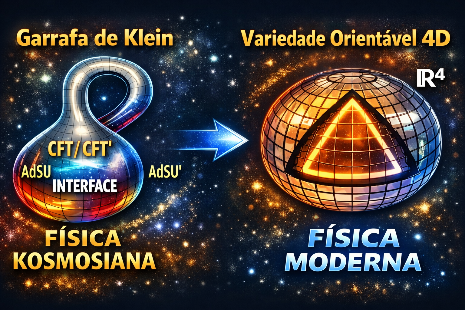 Esquema conceitual da Física Kosmosiana